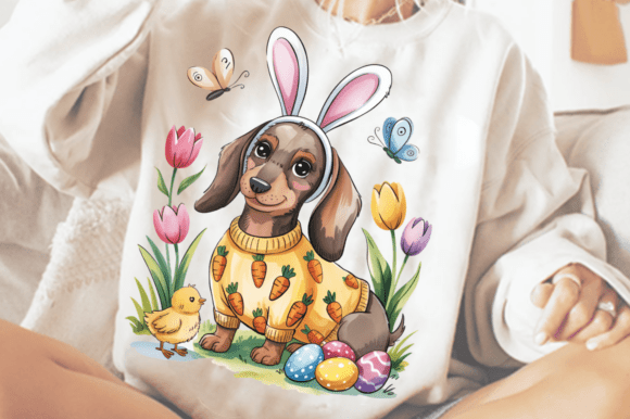 Download Cute Easter Dog Bunny Ears PNG Clipart D - Premium Resources