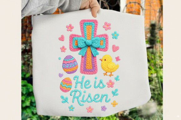 Download Spring Christian Easter Crochet Yarn PNG - Christian easter crochet yarn Collection