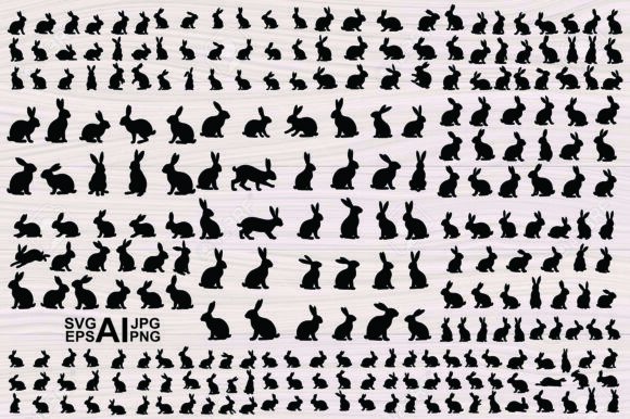 Download Easter Bunny Silhouette Bundle - Premium Resources