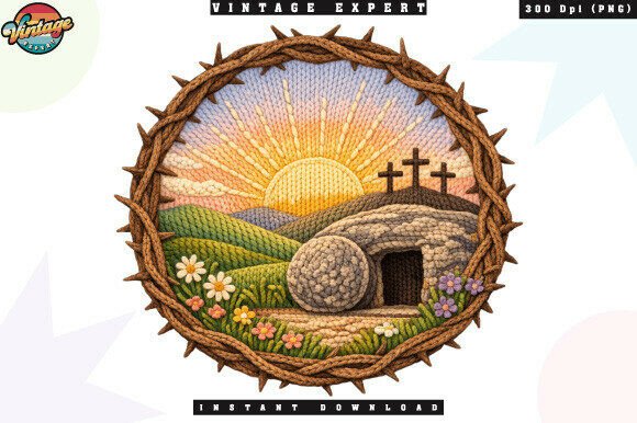 Download Christian Easter Crochet Yarn Faux PNG - Christian easter crochet yarn Collection
